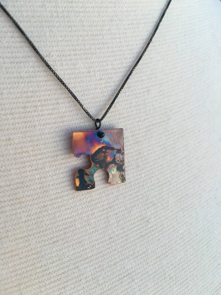 Together Apart Necklace, PUZZLE PIECE