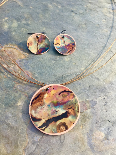 1.5” Concave Circle Firepainting