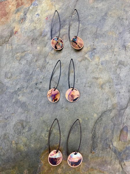"Bitty" Earrings with Long Ear Wires
