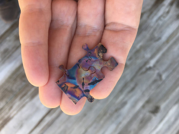 Together Apart Necklace, PUZZLE PIECE