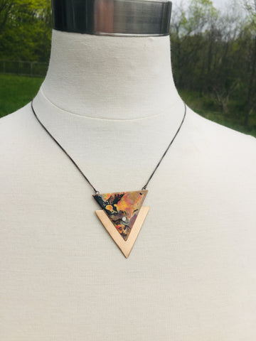 Arrowhead Triangle Necklace ONE OF A KIND