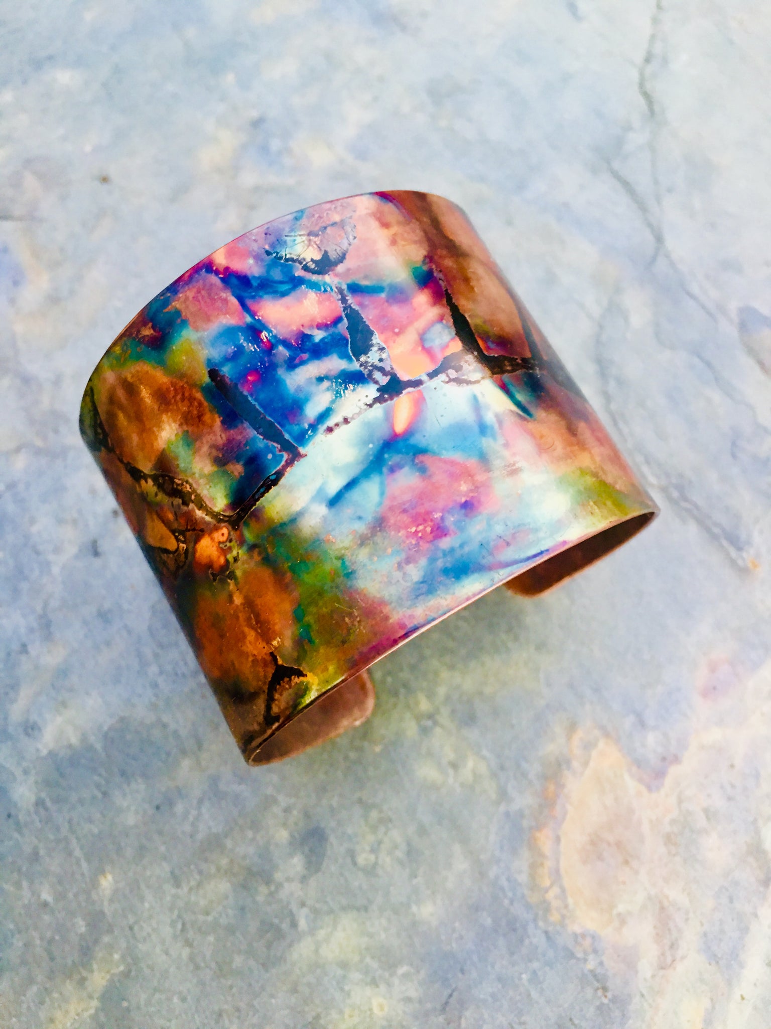 2”w Firepainted Cuff