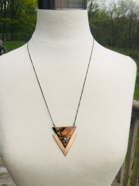 Arrowhead Triangle Necklace ONE OF A KIND